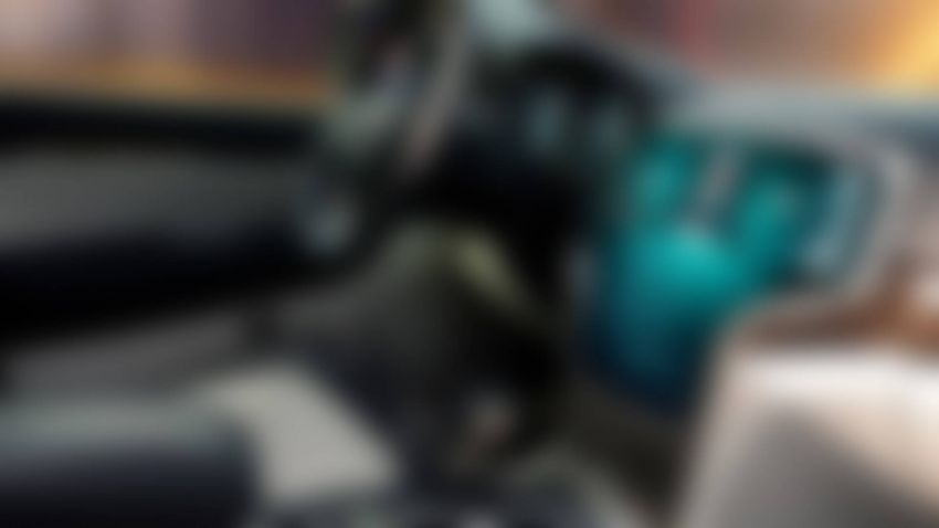 Digitales Auto-Cockpit aus Sicht des Beifahrers