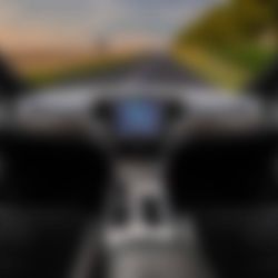 Vordere Sitzreihe einer Limousine